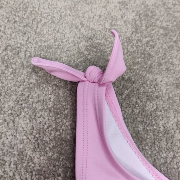 Calvin Klein Asymmetrical Bikini - Pink and Peach Size Medium Summer Beach - Picture 3 of 11